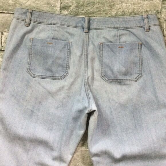Limited Womens Jeans size 14 Light Wash Slim Boyfriend Ankle x29" Cotton Stretch - Picture 10 of 11